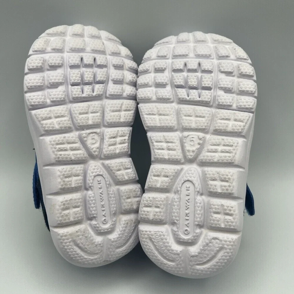 Airwalk Gusto Cross Trainer Blue Slip On Strap Shoes -‎ Baby Toddler Size 5 NEW